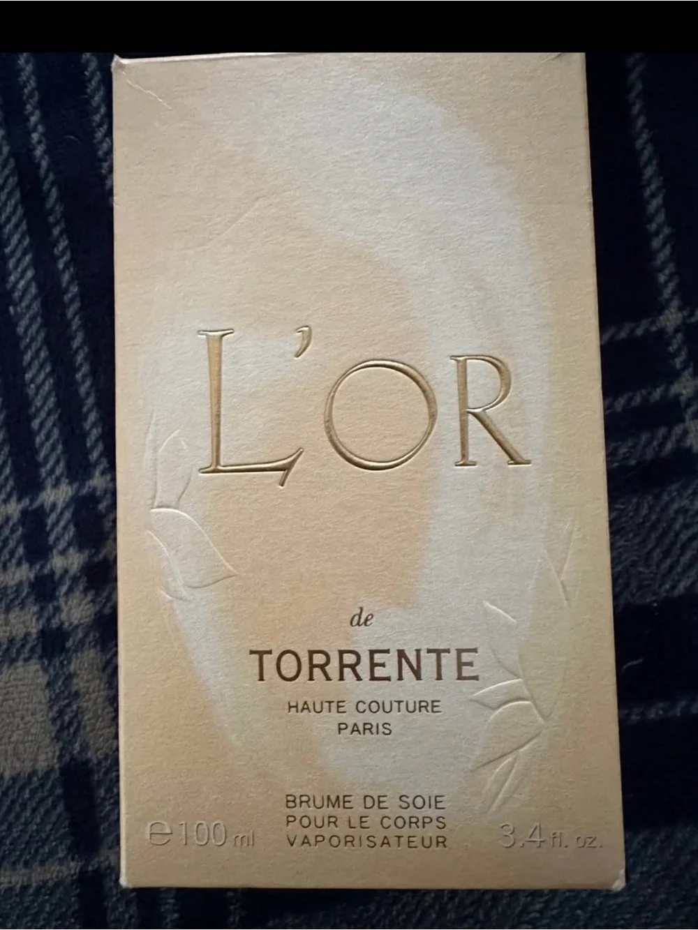 L'Or de TORRENTE Brume de Silky  Body Mist — Gold